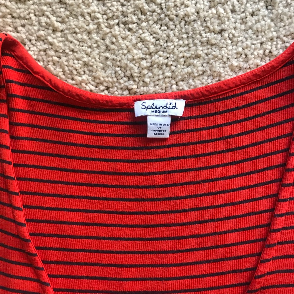 Splendid striped mid length dress